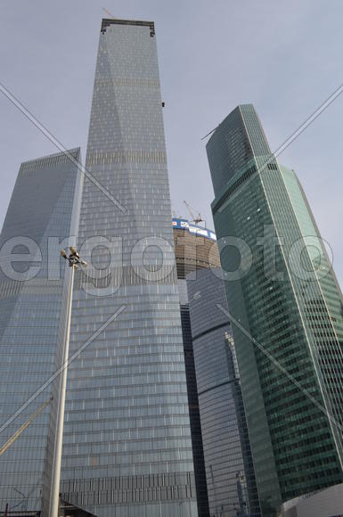 Москва Сити. Многоэтажные здания 