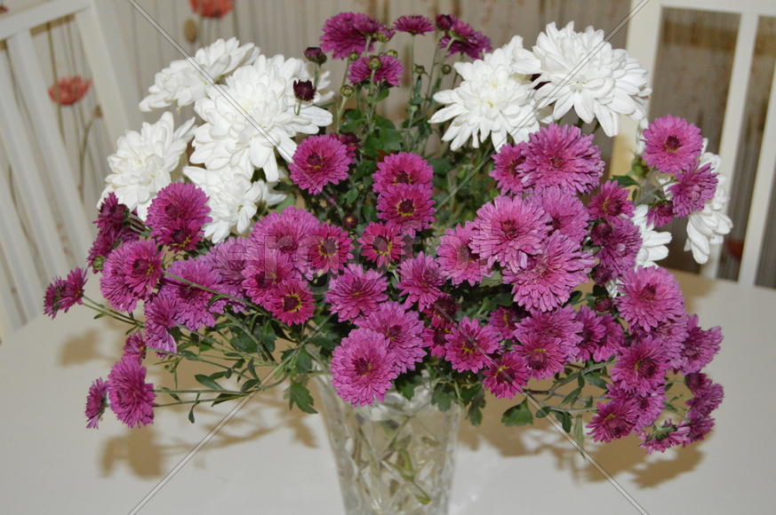 Композиция из цветов в букете 