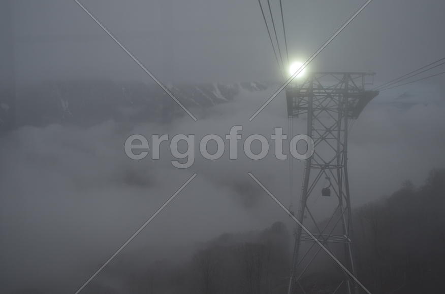 Солнце в тумане