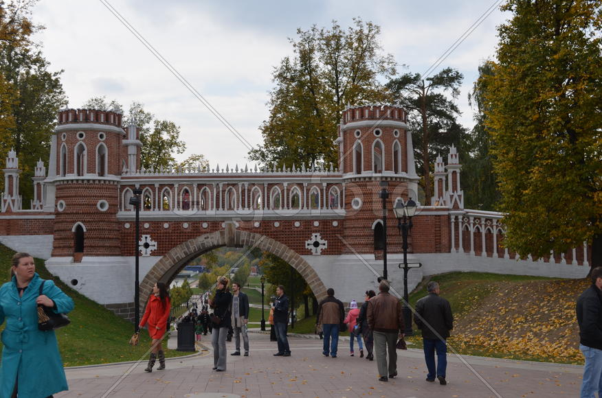 Фигурный мост  в Царицыно