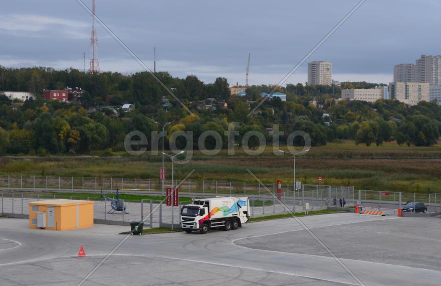 Казань: вид от стадиона "Казань-Арена"