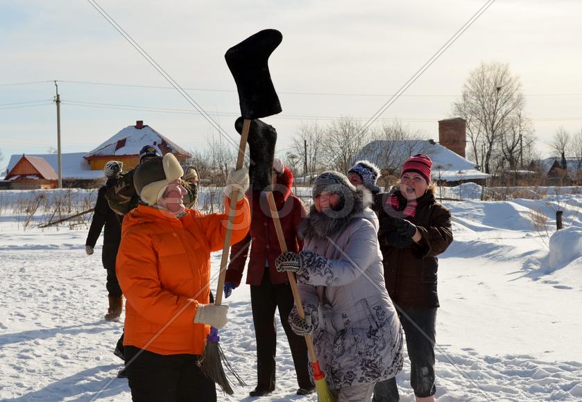 Дуэль на мётлах с валенками