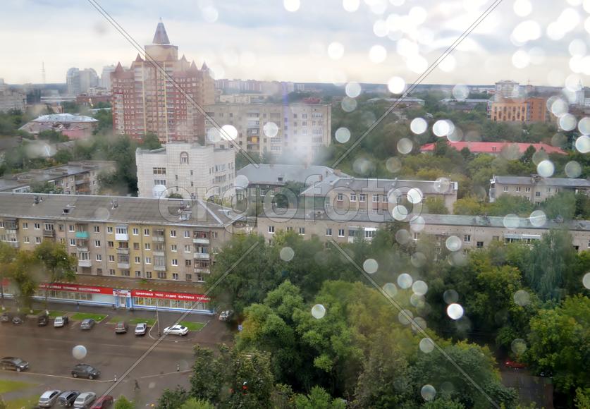 Вид из окна колеса обозрения