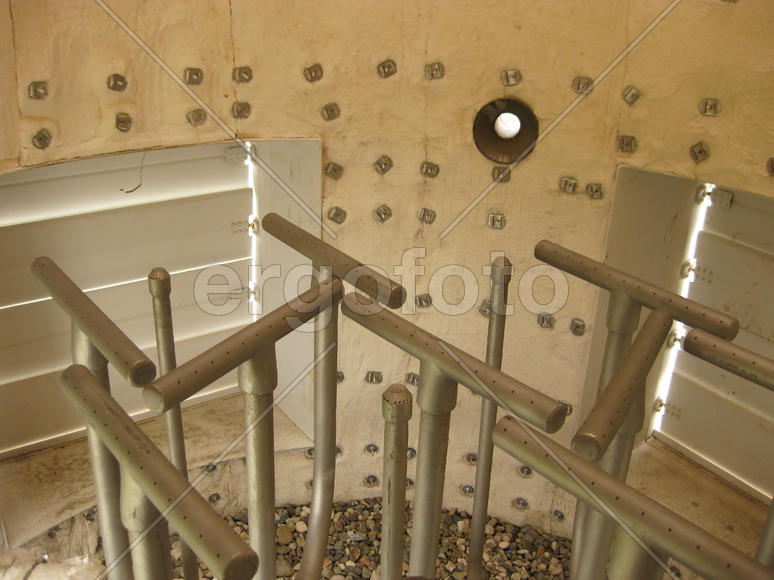 Gas ring in torch system of the closed type, appearance. An asbestine covering in a torch