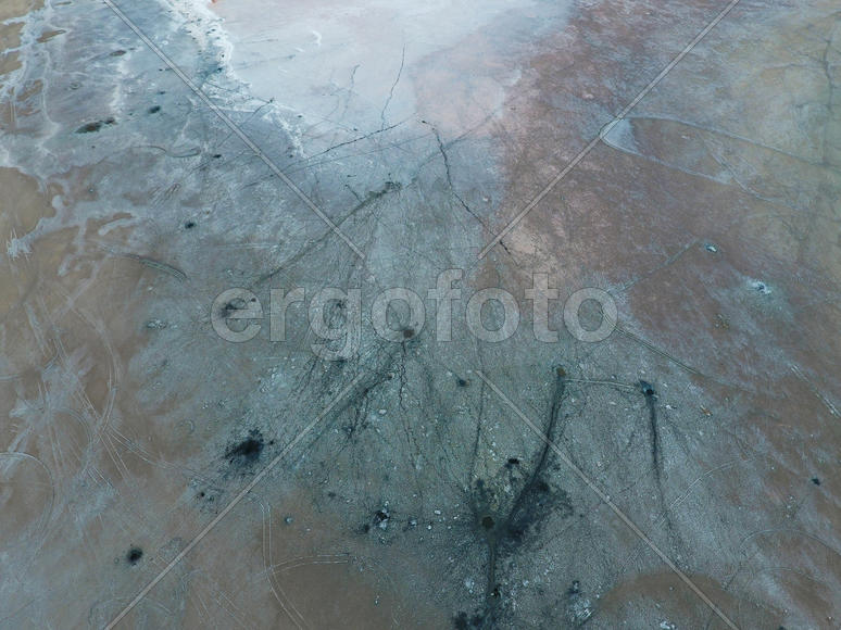 Грязевые целебные источники. Вид сверху