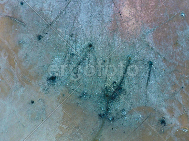 Грязевые целебные источники. Вид сверху