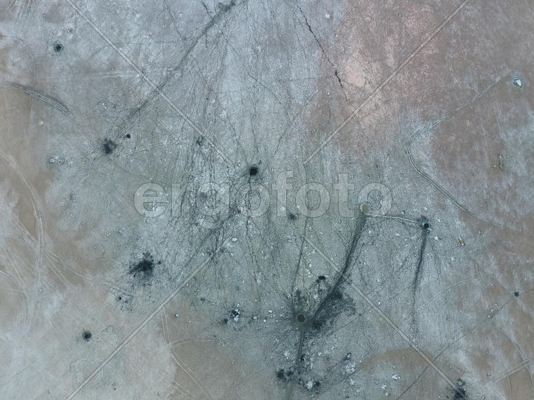 Грязевые целебные источники. Вид сверху