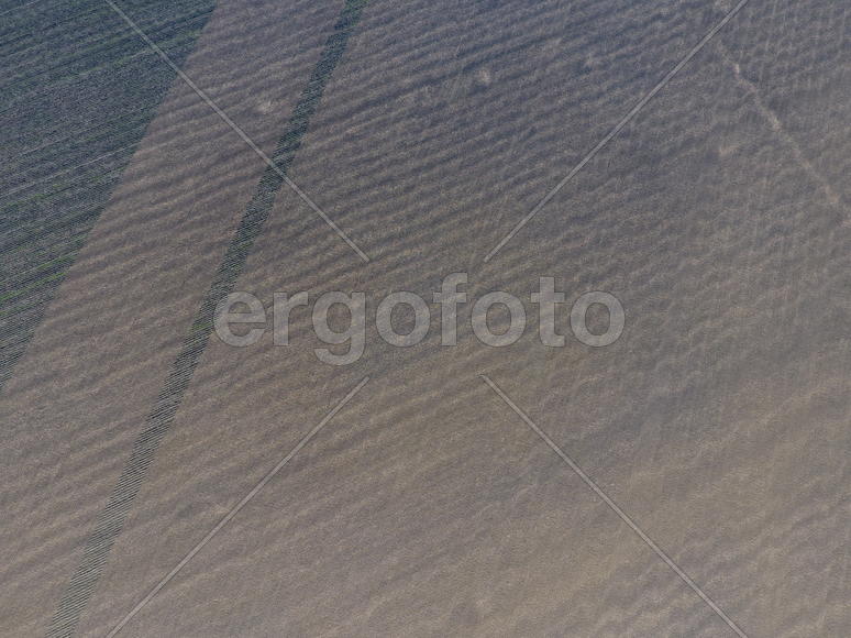 Фоновая текстура поверхности вспаханного поля