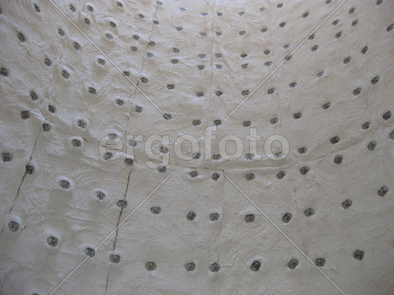 Torch of the closed type, look from within. An asbestine covering in a torch