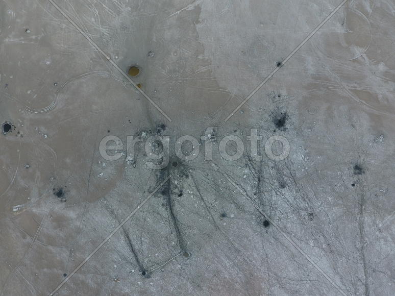 Грязевые целебные источники. Вид сверху