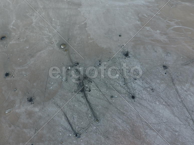 Грязевые целебные источники. Вид сверху