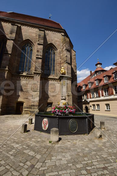 Германия - город Ансбах под Нюрнбергом