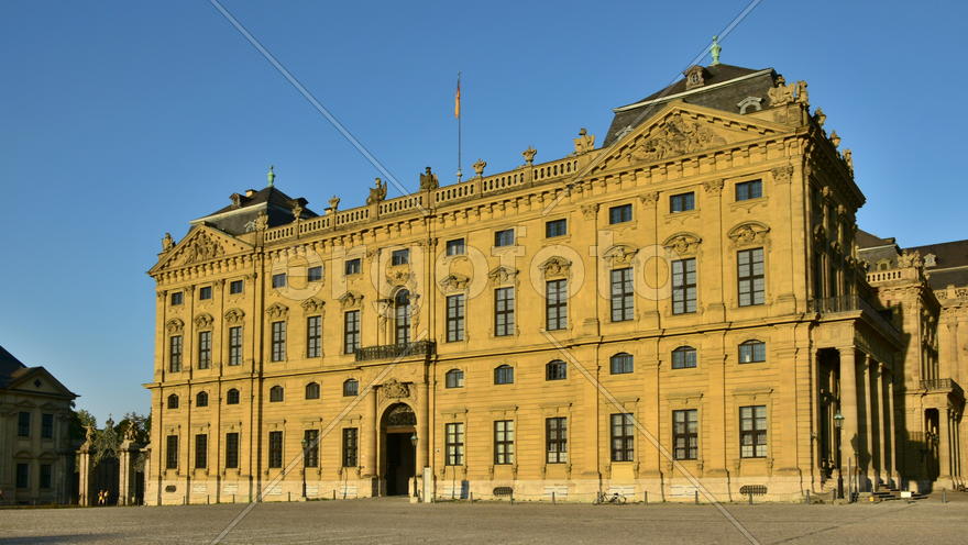 Город Вюрцбург резиденция