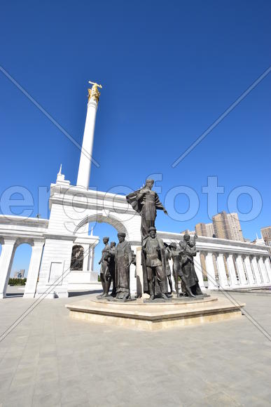 Астана - Площадь независимости. Казахстан