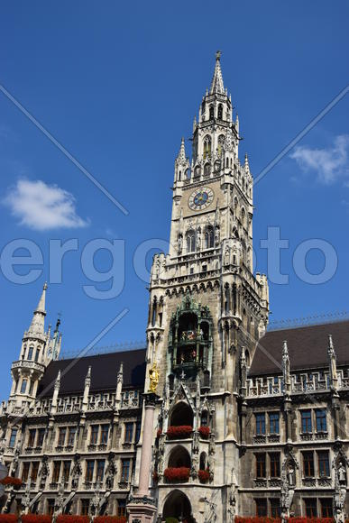 Германия. Мюнхен. Фасад старинного здания 