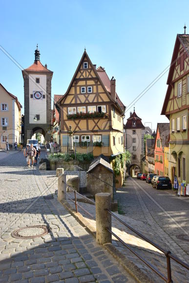 Исторический город Ротенбург в Баварии.