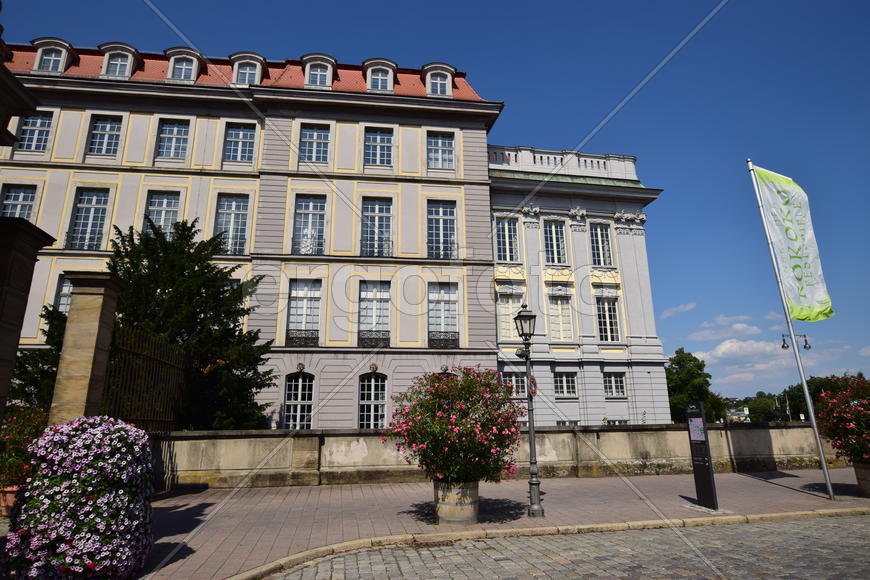 Германия - город Ансбах под Нюрнбергом. Памятник архитектуры 