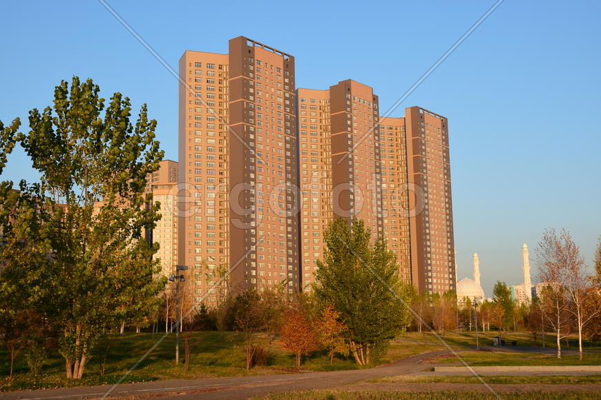 Астана - многоэтажные жилые дома