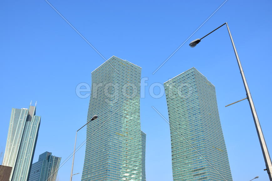 Астана. Городская архитектура. Современные высотные здания 