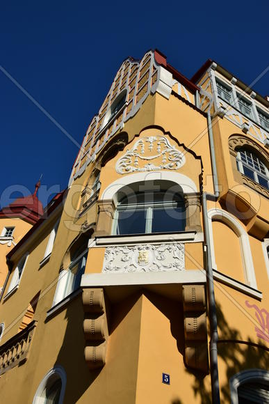 Германия - город Бамберг. Жилые дома 