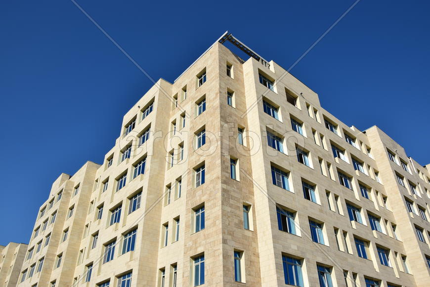 Астана - городская архитектура. Современные многоэтажные здания. Казахстан 