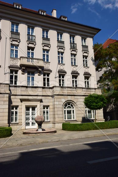 Германия. Мюнхен. Фасад здания 