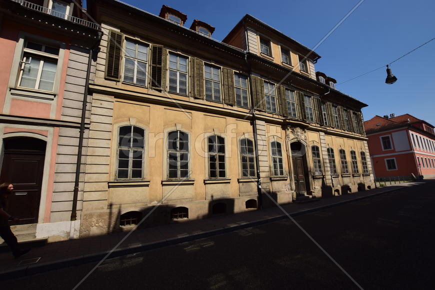 Германия - город Ансбах под Нюрнбергом. Памятник архитектуры 