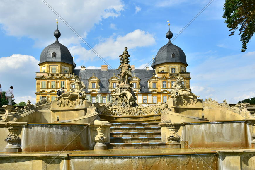 Дворец ЗЕЕХОФ под Бамбергом, Германия.