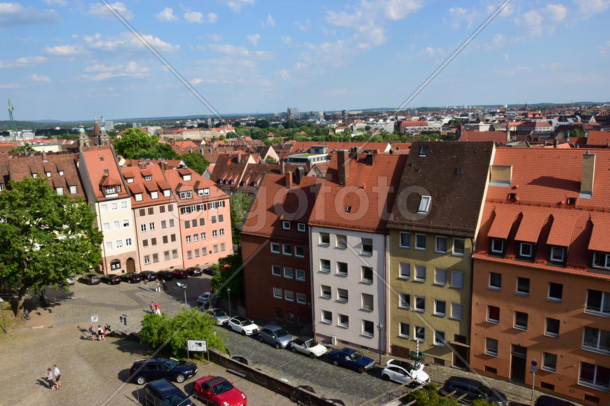 Германия - город Нюрнберг. Памятник архитектуры 