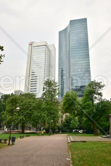 Франкфурт-На-Майне, небоскребы 