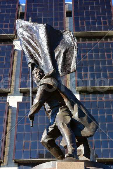 Астана - уличная скульптура. Достопримечательности Казахстана. 