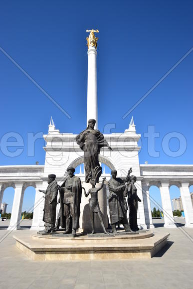 Астана - Площадь независимости. Казахстан