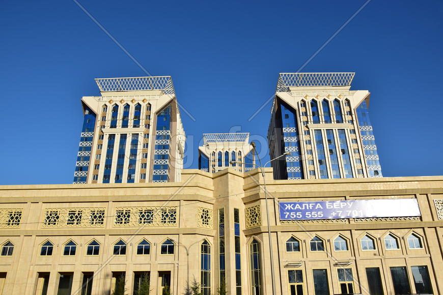 Астана - многоэтажные жилые дома. Архитектура Казахстана 