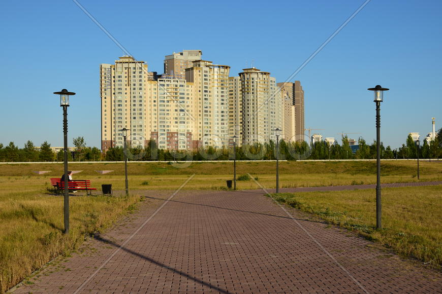 Астана. Городская архитектура. Современные высотные здания 