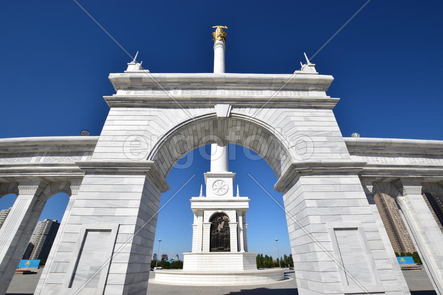 Астана - Площадь независимости. Казахстан