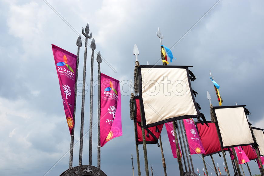 Празднование дня города в Астане. Казахстан