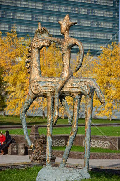 Уличная скульптура Астаны
