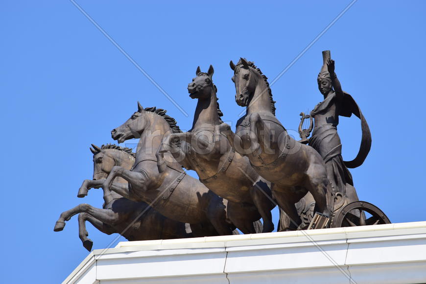 Уличная скульптура Астаны