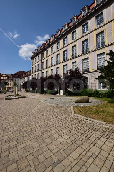 Германия - город Ансбах под Нюрнбергом. Памятник архитектуры 