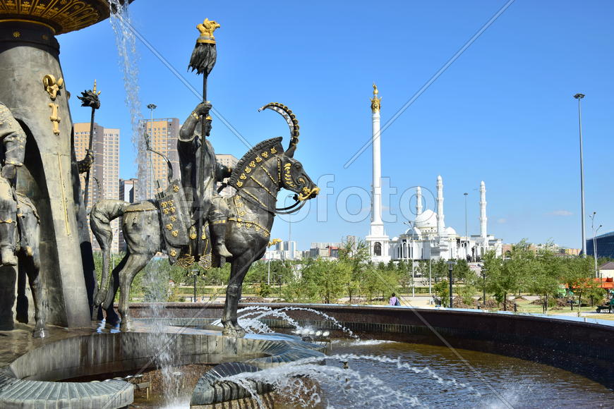 Астана - Площадь независимости. Казахстан