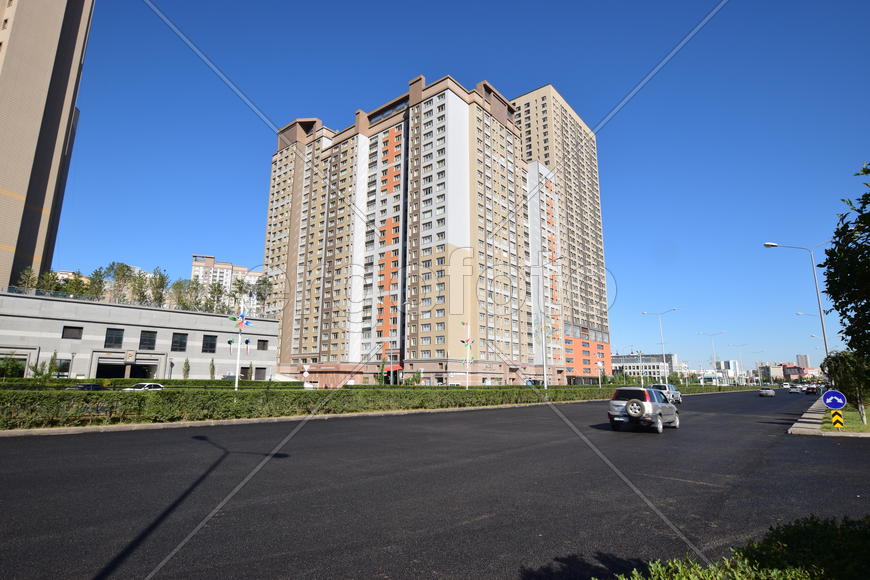 Астана - многоэтажные жилые дома. Архитектура Казахстана 