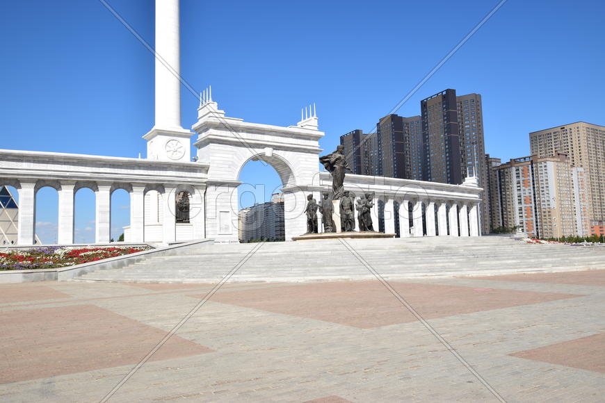 Астана - Площадь независимости. Казахстан