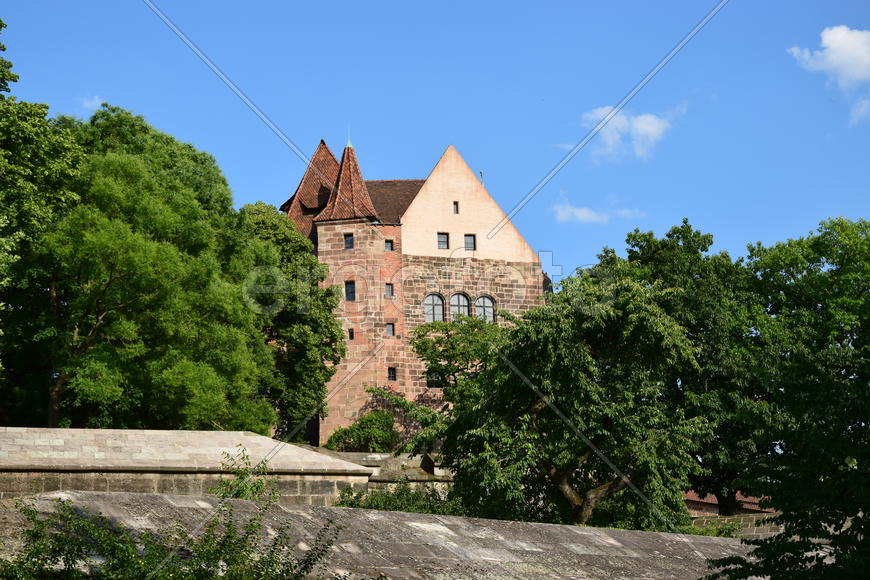 Германия - город Нюрнберг. Памятник архитектуры 