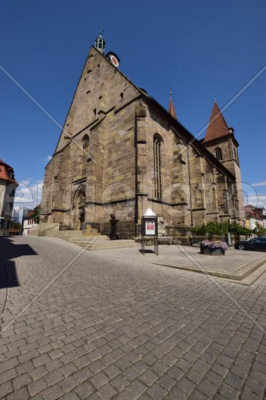 Германия - город Ансбах под Нюрнбергом. Памятник архитектуры 