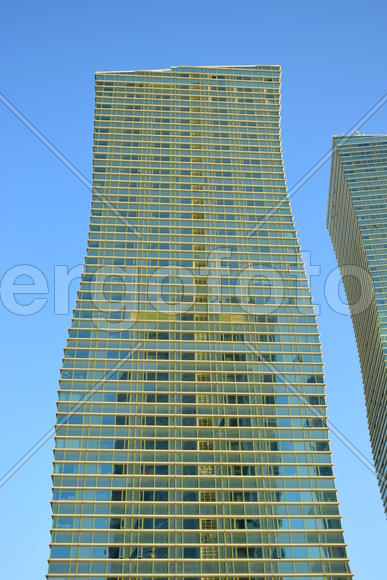 Астана - городская архитектура. Современные многоэтажные здания. Казахстан 