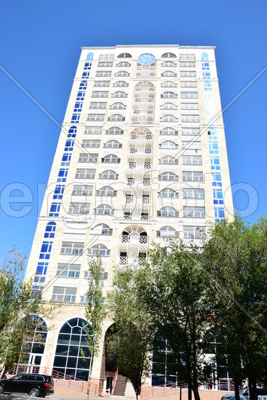 Астана - многоэтажные современные здания. Казахстан 