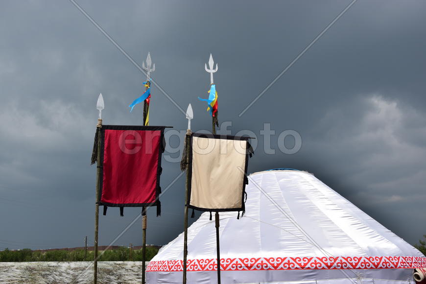 Празднование дня города в Астане. Казахстан