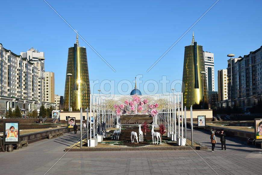 Астана - городская архитектура. Казахстан 