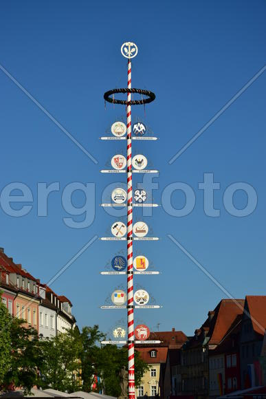 Германия - город Байройт, указательный знак 