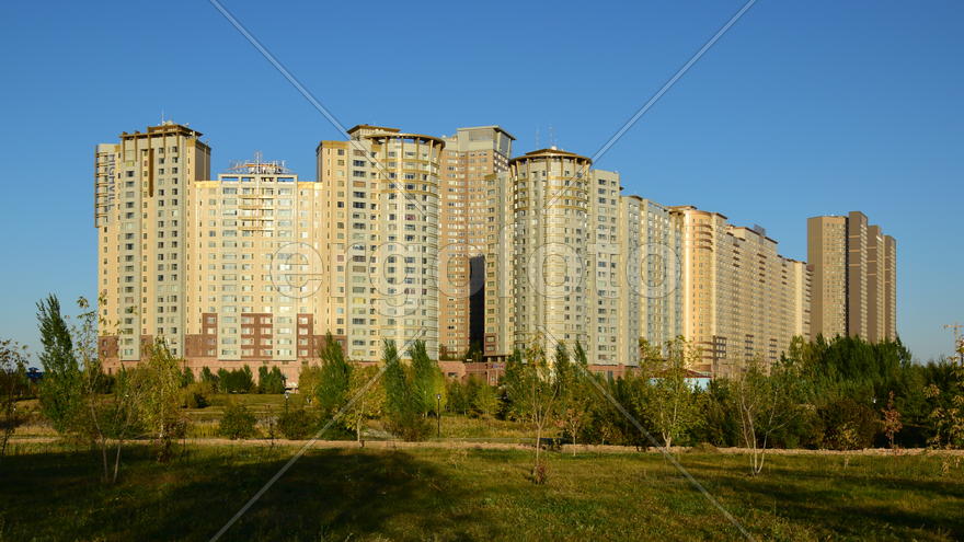Астана. Городская архитектура. Современные высотные здания 